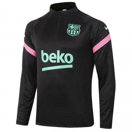 Barcelona edző pulóver 2020/21 (fekete)