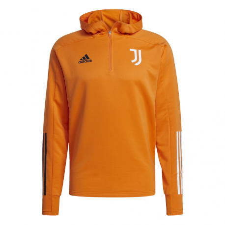 Juventus kapucnis edző felső 2020/21 (narancssárga)