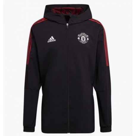 Manchester United Széldzseki 2021/22 (Fekete)