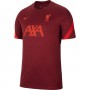 Liverpool mérkőzés előtti bemelegítő póló 2021/22 (piros)