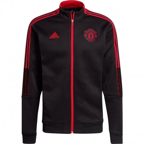 Manchester United bevonuló pulóver 2021/22 (fekete)