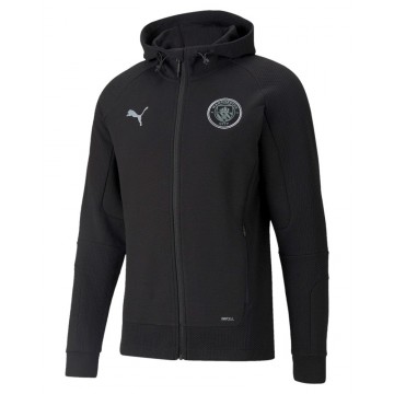 Manchester City kapucnis pulóver 2021/22 (fekete)