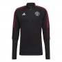 Manchester United edző pulóver 2021/22 (fekete)