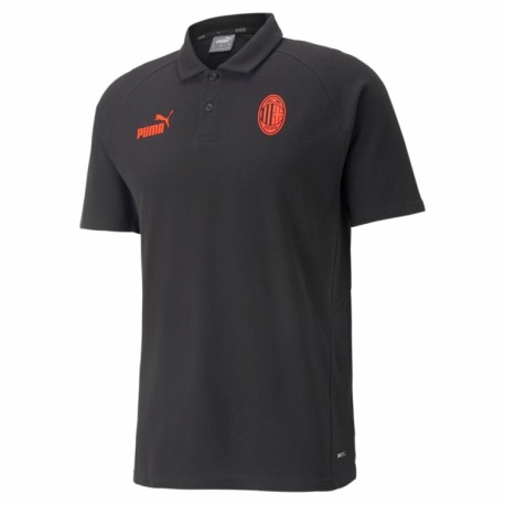 AC Milan galléros póló 2022/23 (fekete)