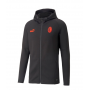 AC Milan pulóver zipzáros kapucnis 2022/23 (Fekete)