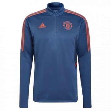 Manchester United edző pulóver 2022/23 (kék)