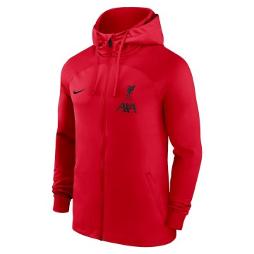 Liverpool kapucnis pulóver 2022/23 (piros)