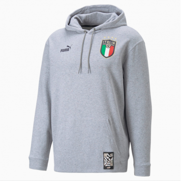 Olaszország kapucnis pulóver 2022/23 (szürke)