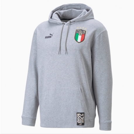 Olaszország kapucnis pulóver 2022/23 (szürke)