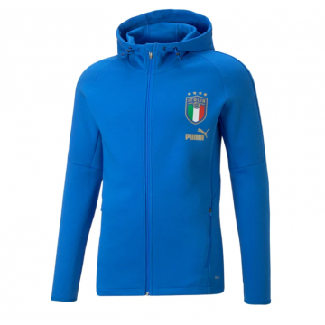 Olaszország Bevonuló pulóver 2022/23 (kék-kapucnis)