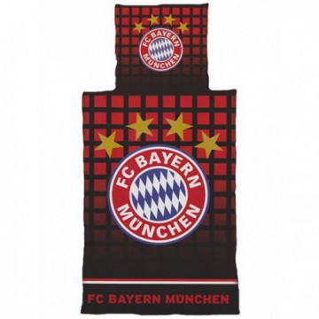 Bayern München ágyneműhuzat (fekete-piros)